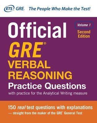 Official GRE Verbal Reasoning Practice Questions, Second Edition, Volume 1 -  Educational Testing Service