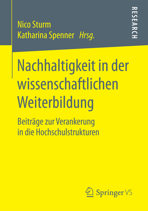 Nachhaltigkeit in der wissenschaftlichen Weiterbildung - 