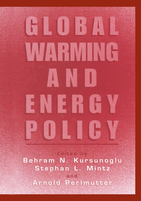 Global Warming and Energy Policy - 