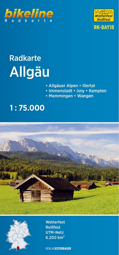 Radkarte Allgäu (RK-BAY18) - 