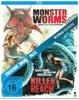 Worm Edition: Monster Worms & Killer Beach, 1 Blu-ray
