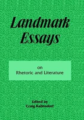 Landmark Essays on Rhetoric and Literature - 
