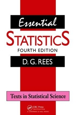 Essential Statistics - D.G. Rees