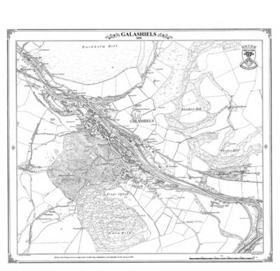 Galashiels 1858 Heritage Cartography Victorian Town Map - Peter J. Adams