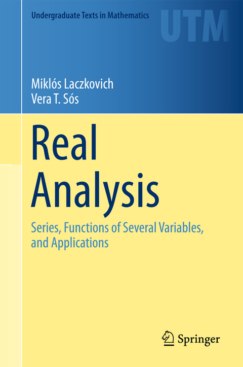 Real Analysis - Miklos Laczkovich, Vera T. Sós