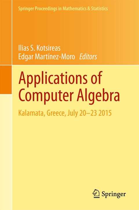 Applications of Computer Algebra - 