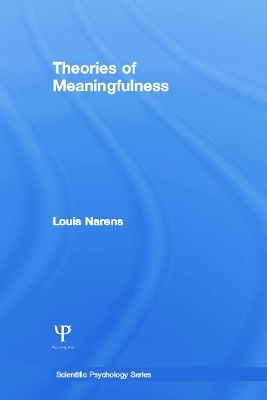 Theories of Meaningfulness - Louis Narens