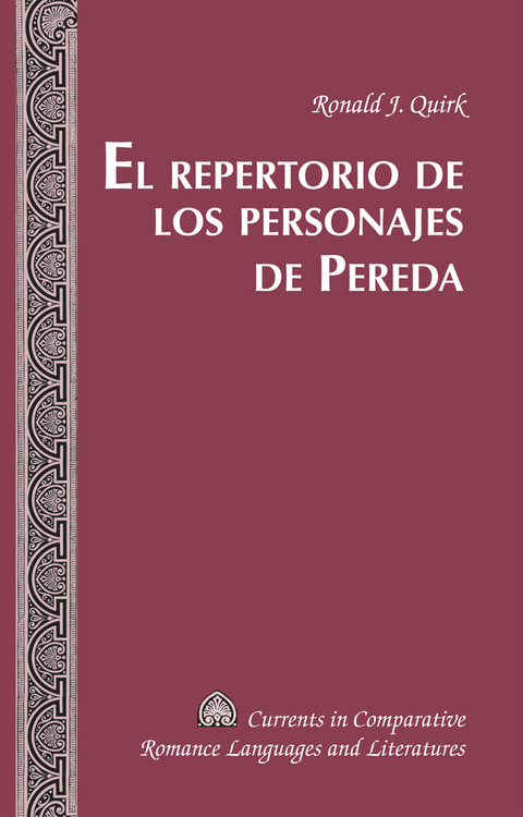 El Repertorio de los Personajes de Pereda - Ronald J. Quirk