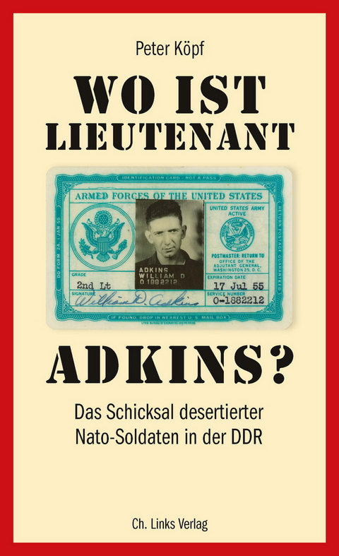 Wo ist Lieutenant Adkins? - Peter Köpf