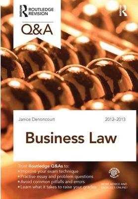 Q&A Business Law - Janice Denoncourt