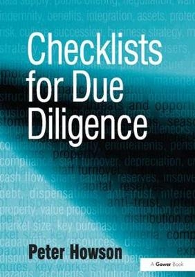 Checklists for Due Diligence - Peter Howson