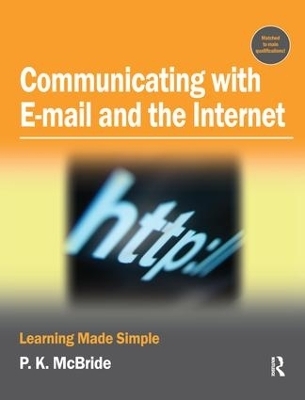 Communicating with Email and the Internet - P K McBride