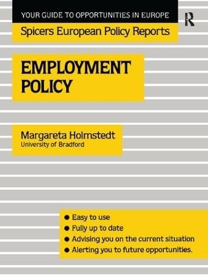 Employment Policy - Margareta Holmstedt