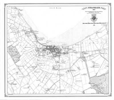 Stranraer 1847 Heritage Cartography Victorian Town Map - Peter J. Adams