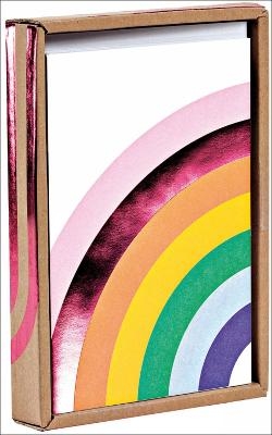 Over the Rainbow Luxe Foil Notecard Box -  Ampersand