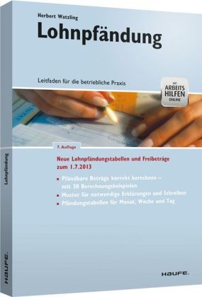 Lohnpfändung -mit Arbeitshilfen online - Herbert Watzling