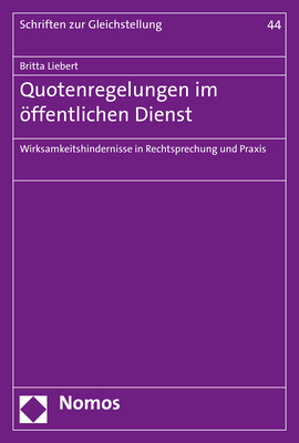 Quotenregelungen im öffentlichen Dienst - Britta Liebert