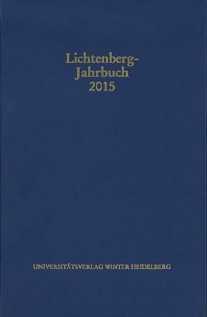 Lichtenberg-Jahrbuch 2015 - 
