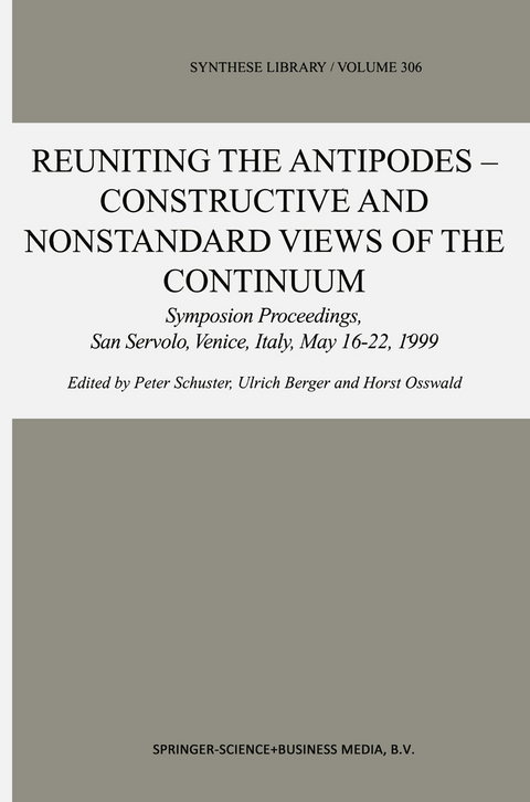 Reuniting the Antipodes - Constructive and Nonstandard Views of the Continuum - 
