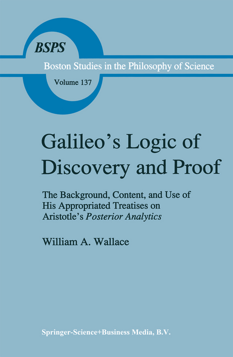 Galileo’s Logic of Discovery and Proof - W. A. Wallace