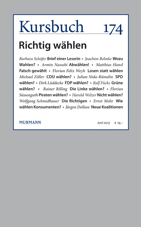 Kursbuch Nr. 174 - 