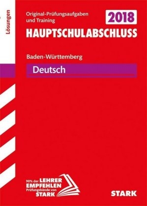 Lösungen zu Original-Prüfungen und Training Hauptschulabschluss - Deutsch 9. Klasse - BaWü