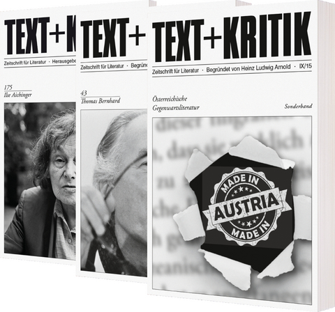 Buchpaket TEXT+KRITIK: Literatur in Österreich