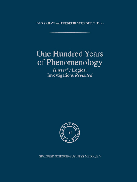 One Hundred Years of Phenomenology - 