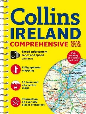 Comprehensive Road Atlas Ireland -  Collins Maps