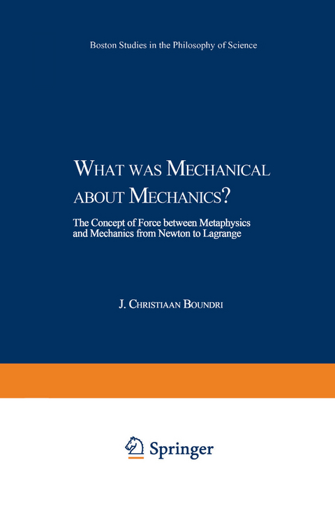 What was Mechanical about Mechanics - J.C. Boudri