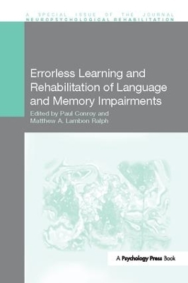 Errorless Learning and Rehabilitation of Language and Memory Impairments - 