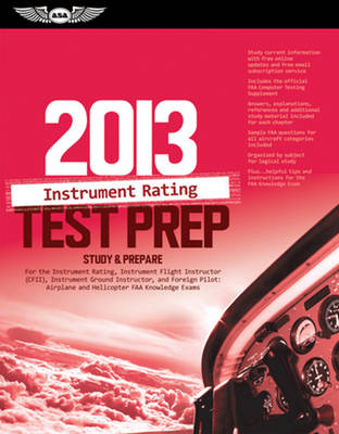 Instrument Rating Test Prep 2013 -  Asa Test Prep Board