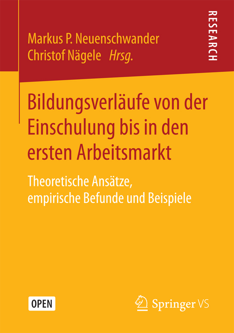 Bildungsverläufe von der Einschulung bis in den ersten Arbeitsmarkt - 