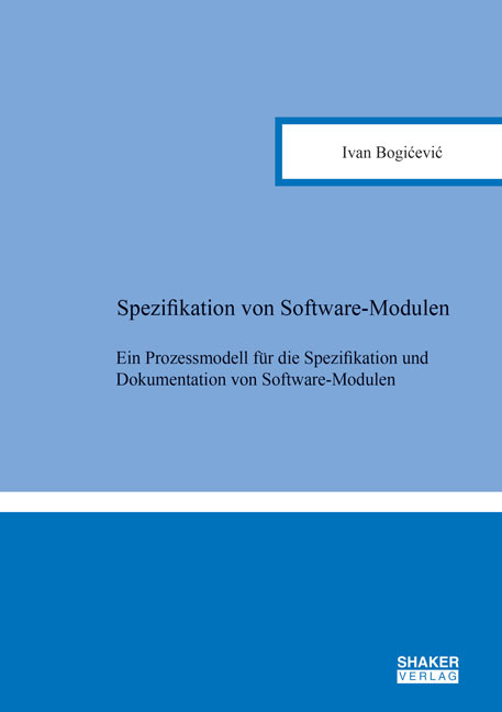 Spezifikation von Software-Modulen - Ivan Bogicevic