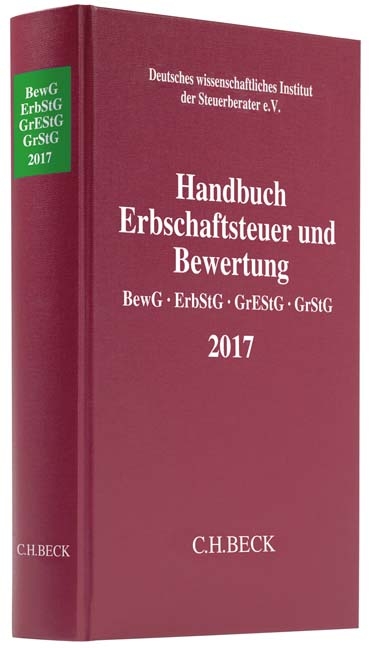 Handbuch Erbschaftsteuer und Bewertung 2017 - 