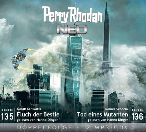 Perry Rhodan NEO MP3 Doppel-CD Folgen 135 + 136 - Rainer Schorm, Susan Schwartz