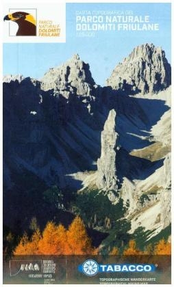 Friulian Dolomites NP tourist map