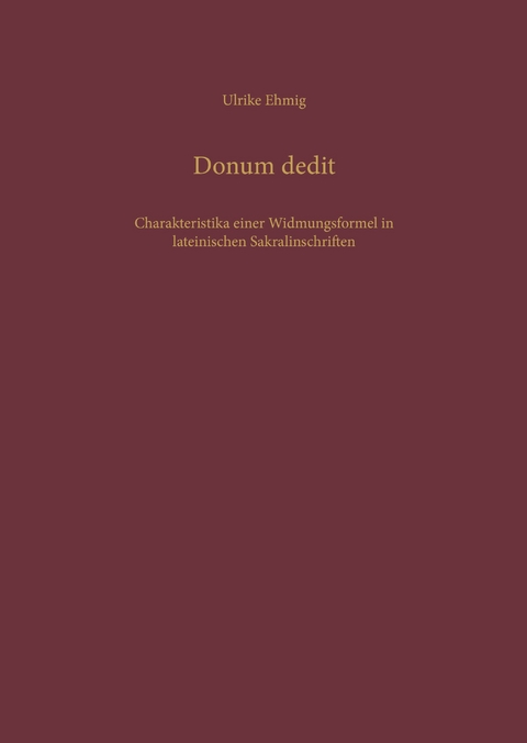 Donum dedit - Ulrike Ehmig
