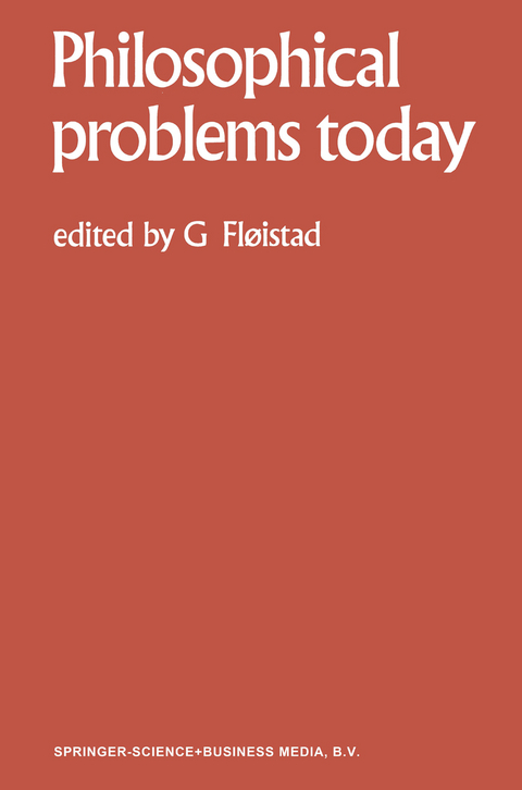 Philosophical Problems Today / Problèmes Philosophiques d’Aujourd’hui - 