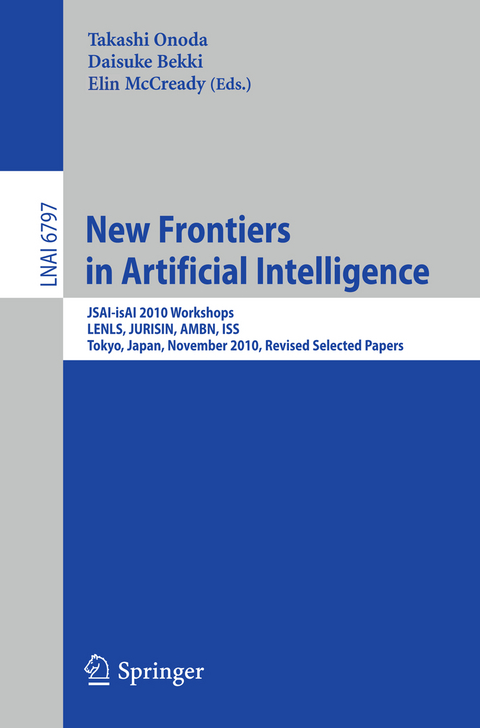 New Frontiers in Artificial Intelligence - 