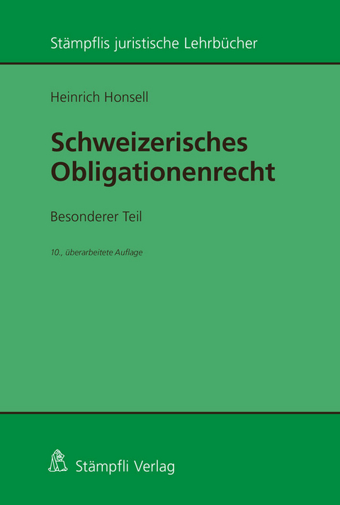 Schweizerisches Obligationenrecht. Besonderer Teil - Heinrich Honsell