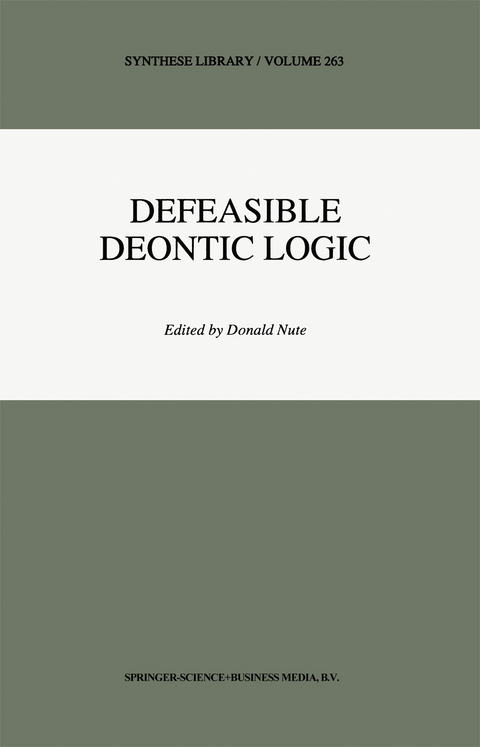 Defeasible Deontic Logic - 