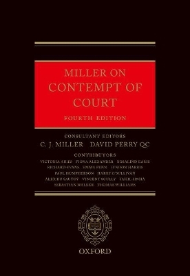 Miller on Contempt of Court - 