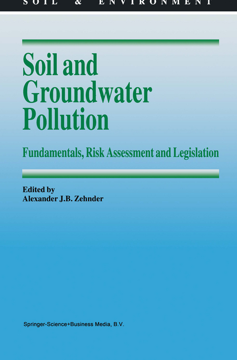 Soil and Groundwater Pollution - 