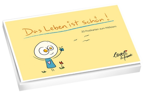 Das Leben ist schön - Postkartenbuch