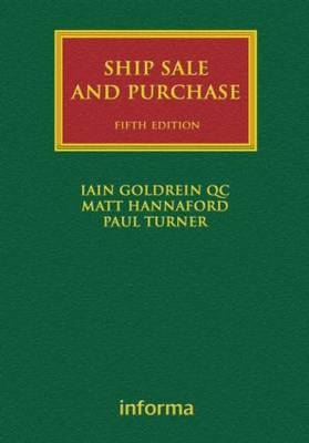 Ship Sale and Purchase - Iain Goldrein