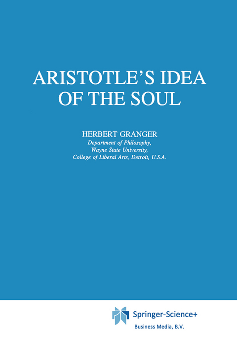 Aristotle’s Idea of the Soul - H. Granger