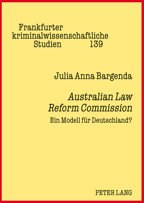 Australian Law Reform Commission - Julia Anna Bargenda