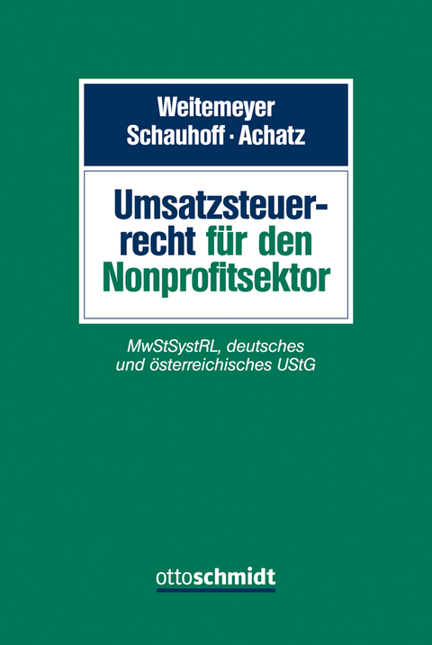 Umsatzsteuerrecht für den Nonprofitsektor - 