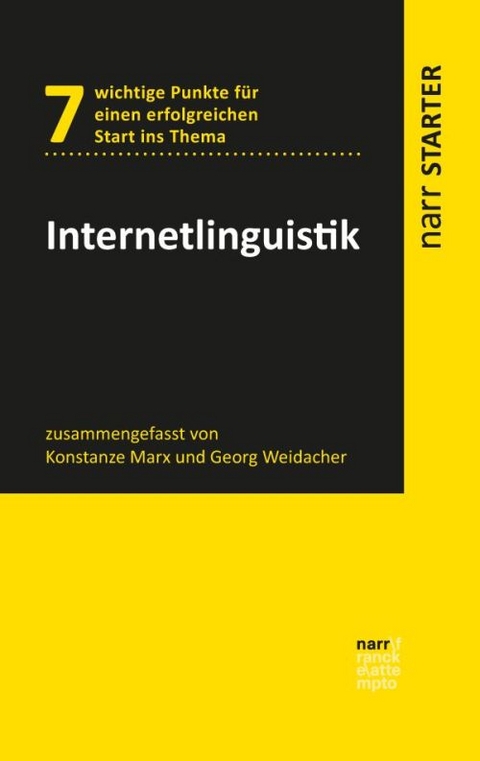 Internetlinguistik - Konstanze Marx, Georg Weidacher